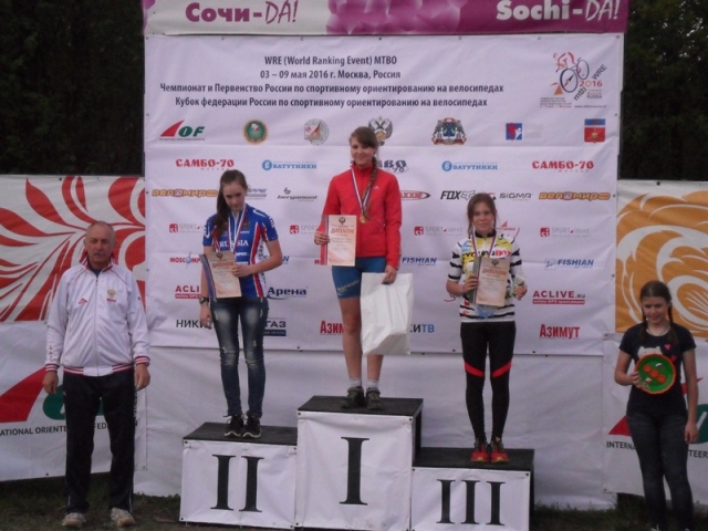 Лилия Запорожская – победитель Первенства России по спортивному ориентированию на велосипедах
