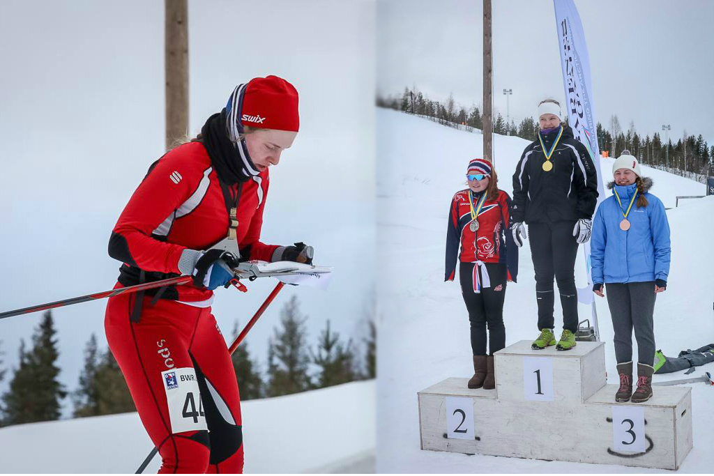 Марина Дроздович – призёр соревнований по спортивному ориентированию на лыжах Баренцевых зимних игр 2018 года